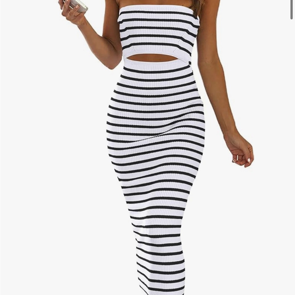 women’s strapless dress